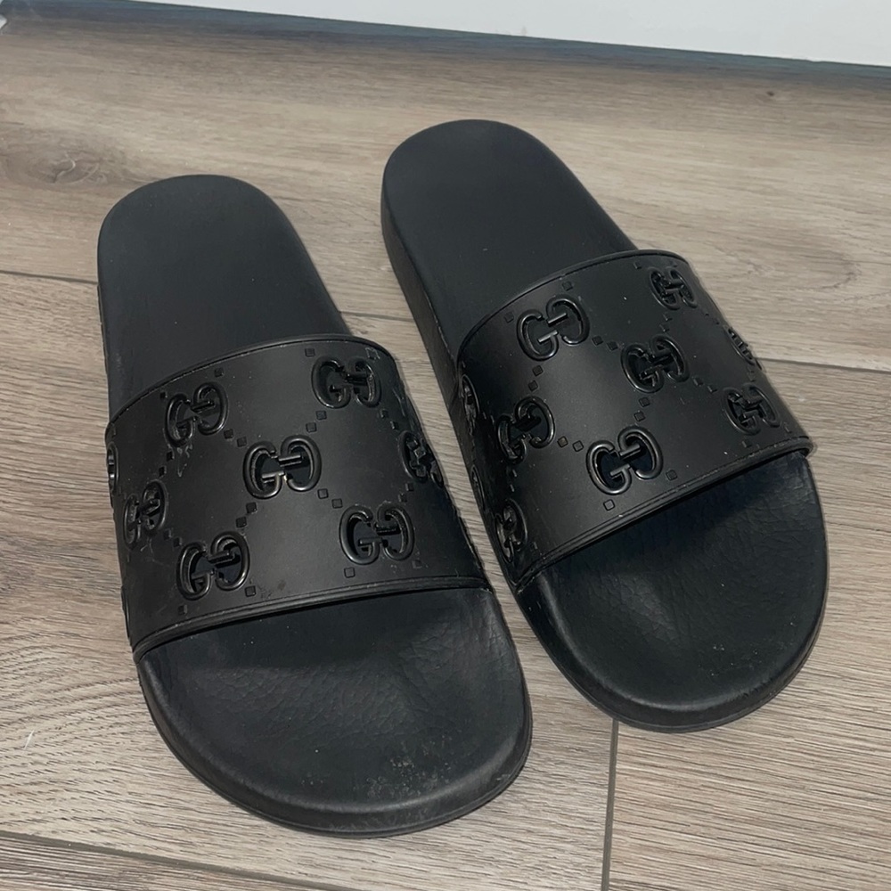 Gucci Rubber GG Sandal